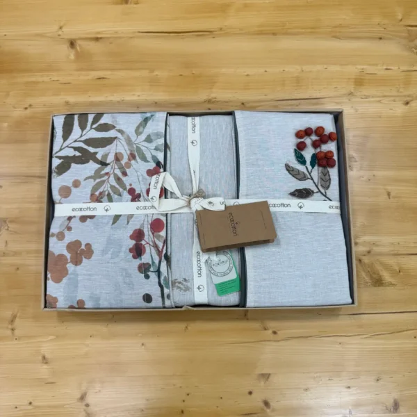 سرویس ملحفه Duru دونفره برند ecocotton