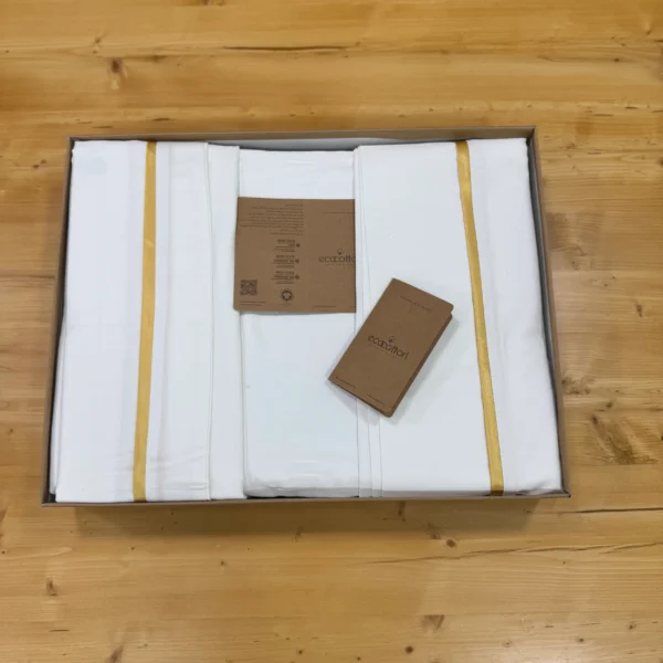 سرویس ملحفه Meva دونفره کینگ سایز برند ecocotton