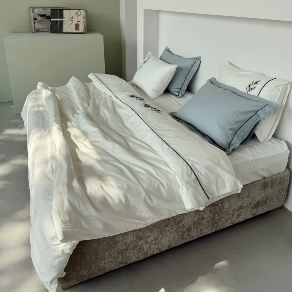 سرویس ملحفه درین آبی برند اکوکاتن