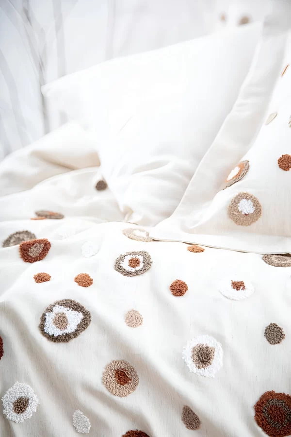سرویس ملحفه Lal دونفره کینگ سایز برند ecocotton