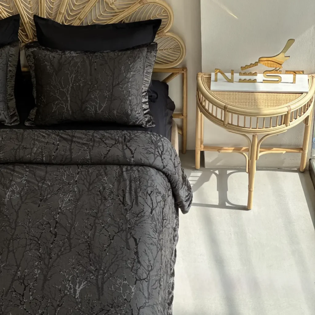 سرویس لحاف رنگ مشکی والریا