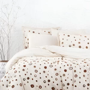 سرویس ملحفه Lal دونفره کینگ سایز برند ecocotton
