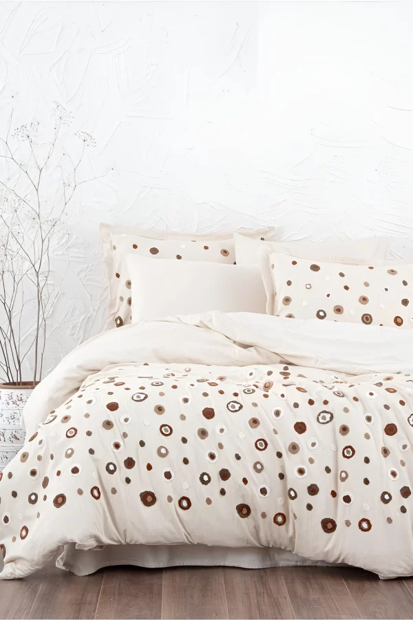 سرویس ملحفه Lal دونفره کینگ سایز برند ecocotton