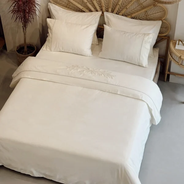 سرویس ملحفه  Lilya دونفره کینگ سایز برند ecocotton - Image 1