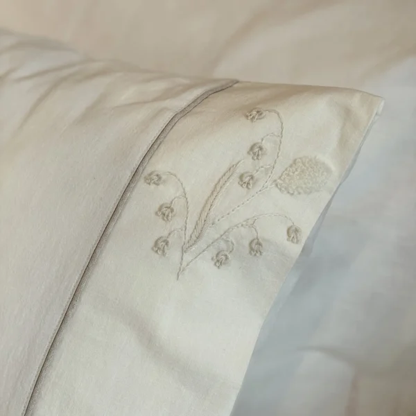 سرویس ملحفه  Lilya دونفره کینگ سایز برند ecocotton - Image 5