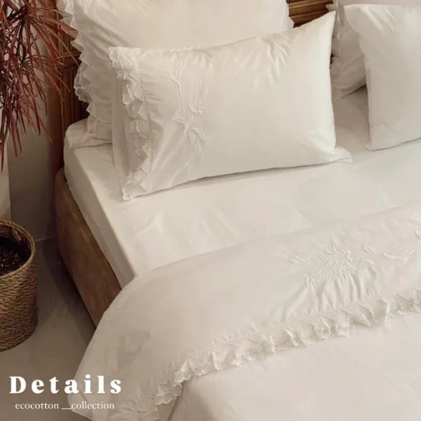 سرویس ملحفه Elsa دونفره کینگ سایز برند ecocotton