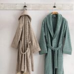 ست حوله ۱۰ تکه دونفره برند Green black (اکو کتان) مدل آیمیرا