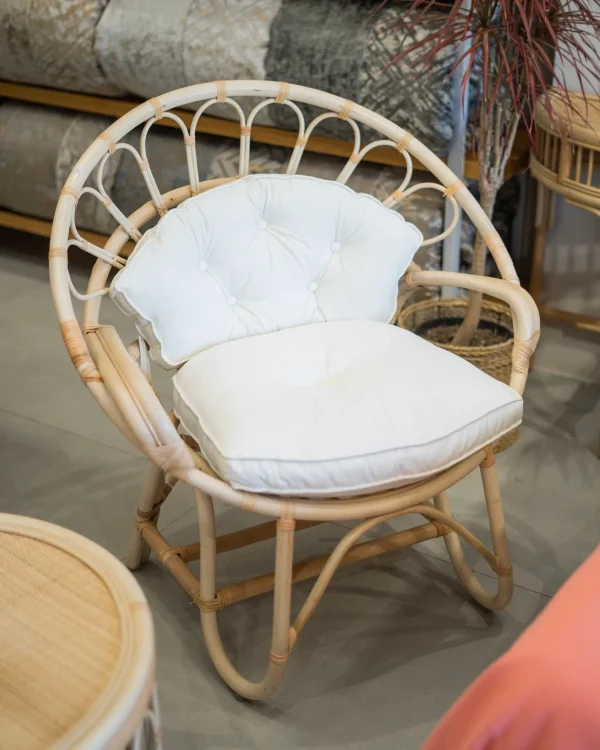 صندلی از چوب راتان مدل Stoel - Image 5