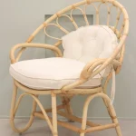 صندلی از چوب راتان مدل Stoel