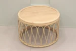 میز وسط از چوب راتان مدل Stoel - Image 5