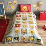 سرویس ملحفه دیزنی یکنفره Emoji برند Tac