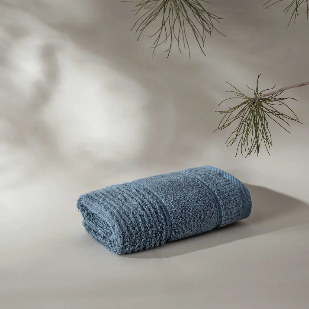 حوله دستی الیزا آبی 50*30