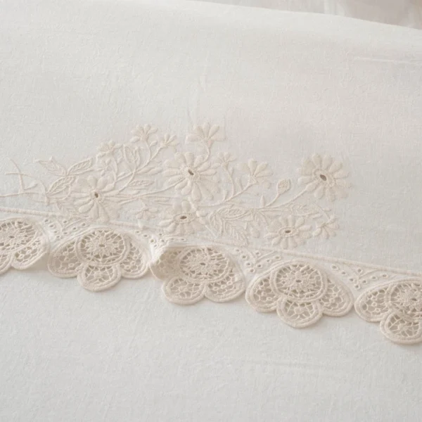 سرویس ملحفه Amanda دونفره کینگ سایز برند ecocotton - Image 5