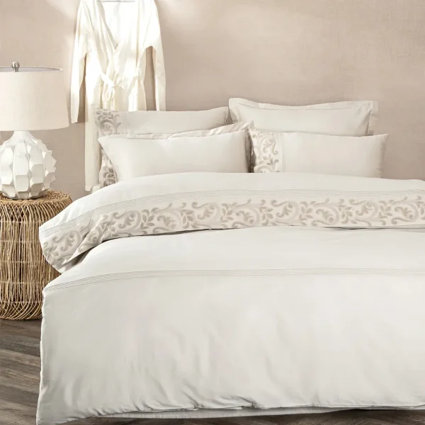 سرویس ملحفه Yade دونفره کینگ سایز برند ecocotton