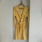 حوله پالتویی زرد برند تاچ مدل مایسون
