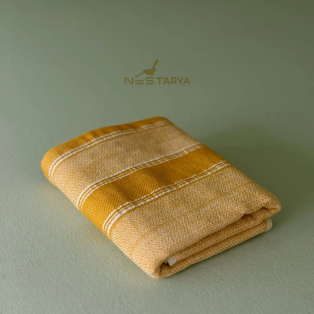 دستمال آشپزخانه الیس زرد برند اکوکاتن