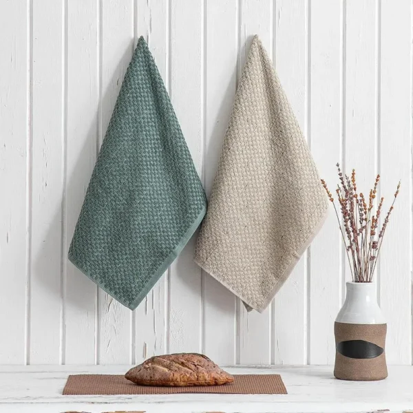 حوله آشپزخانه 2تکه Parla برند ecocotton سایز 70*50