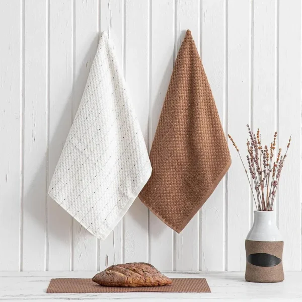حوله آشپزخانه 2تکه Parla برند ecocotton سایز 70*50