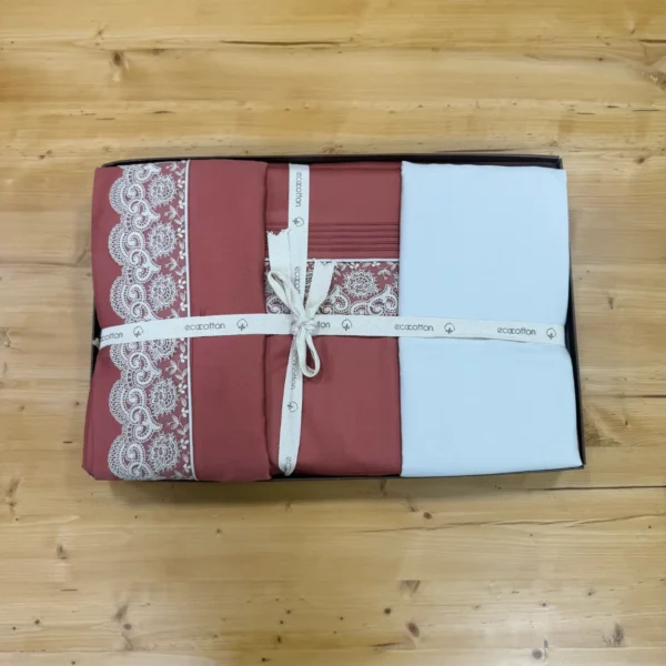 سرویس ملحفه Tugsen دونفره کینگ سایز برند ecocotton - Image 2