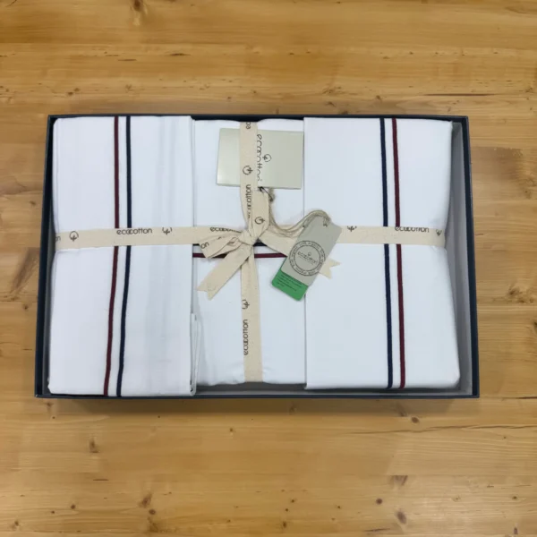 سرویس ملحفه دونفره Line برند ecocotton