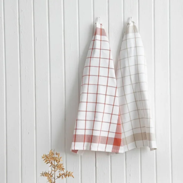 حوله آشپزخانه 2تکه Esila برند ecocotton سایز 65*45