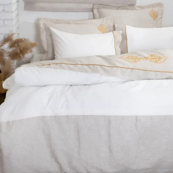 سرویس ملحفه Hanzade دونفره کینگ سایز برند ecocotton