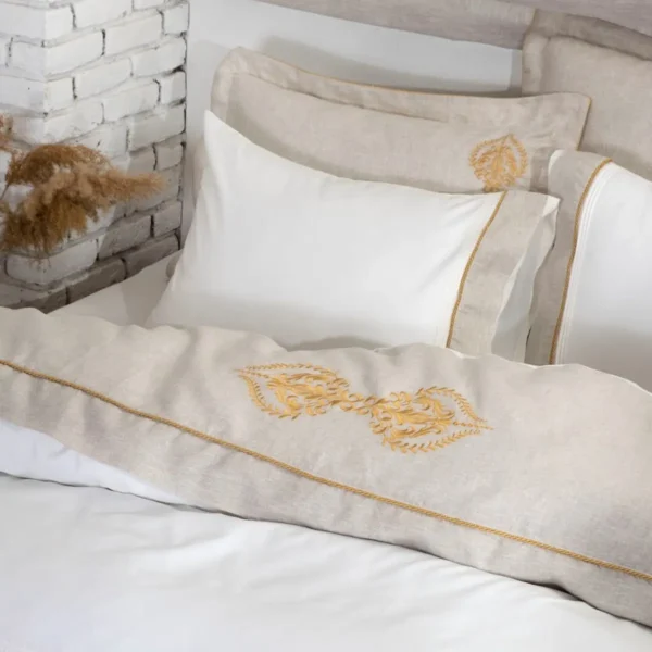 سرویس ملحفه Hanzade دونفره کینگ سایز برند ecocotton