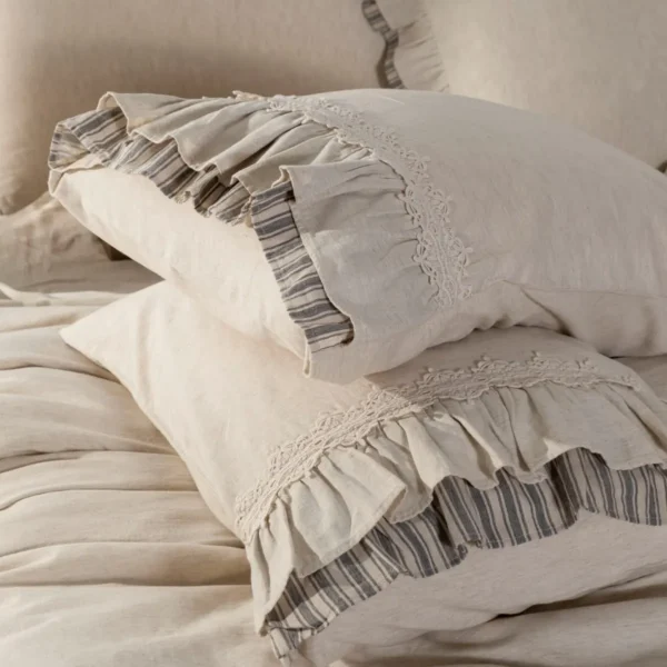 سرویس ملحفه Dalya دونفره کینگ سایز برند ecocotton