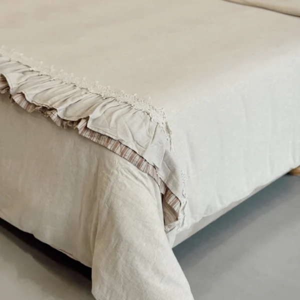 سرویس ملحفه Dalya دونفره کینگ سایز برند ecocotton - Image 4