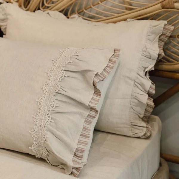 سرویس ملحفه Dalya دونفره کینگ سایز برند ecocotton - Image 2