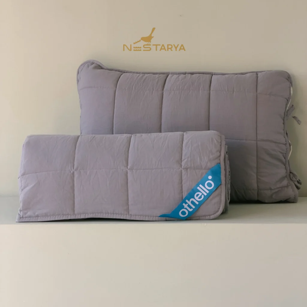 ست لحاف اگولایف طوسی کینگ سایز برند اتللو