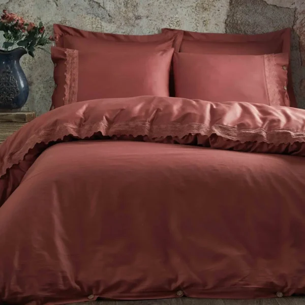 سرویس ملحفه Belinda دونفره کینگ سایز برند ecocotton
