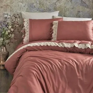 سرویس ملحفه Tugsen دونفره کینگ سایز برند ecocotton