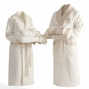 ست حوله ۱۰ تکه دونفره برند ecocotton مدل Leyna