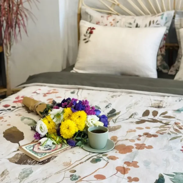 سرویس ملحفه Duru دونفره برند ecocotton
