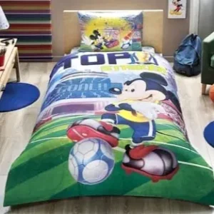 سرویس ملحفه دیزنی یکنفره Mickey Mouse Goal برند Tac