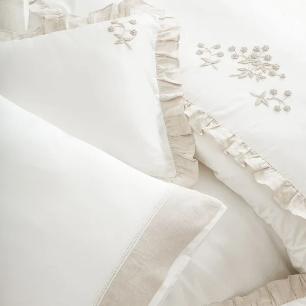 سرویس ملحفه Ayliz دونفره کینگ سایز برند ecocotton