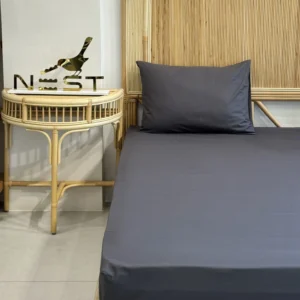 نیم ست ملحفه کشدار 90 با روبالشی برند Nest