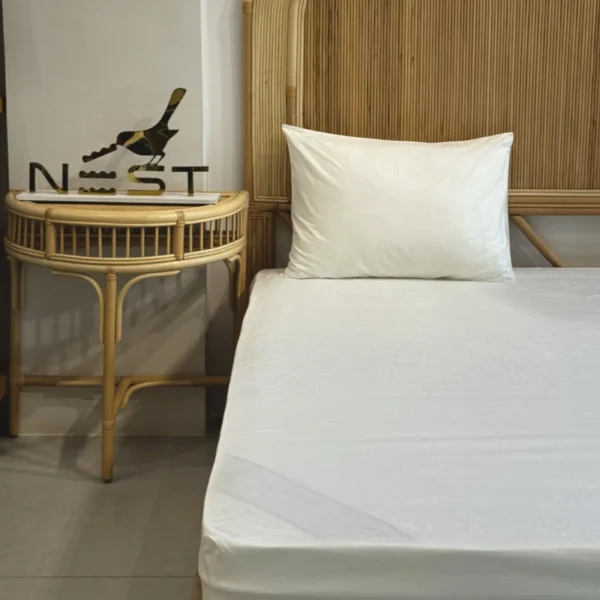 نیم ست ملحفه کشدار 90 با روبالشی برند Nest