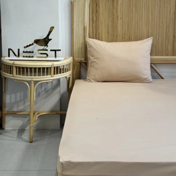 نیم ست ملحفه کشدار 90 با روبالشی برند Nest