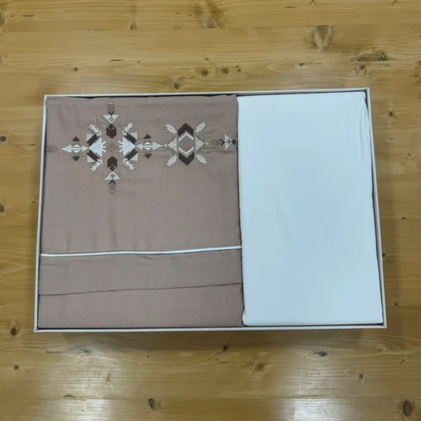 سرویس ملحفه Mina دونفره برند Saheser - Image 3