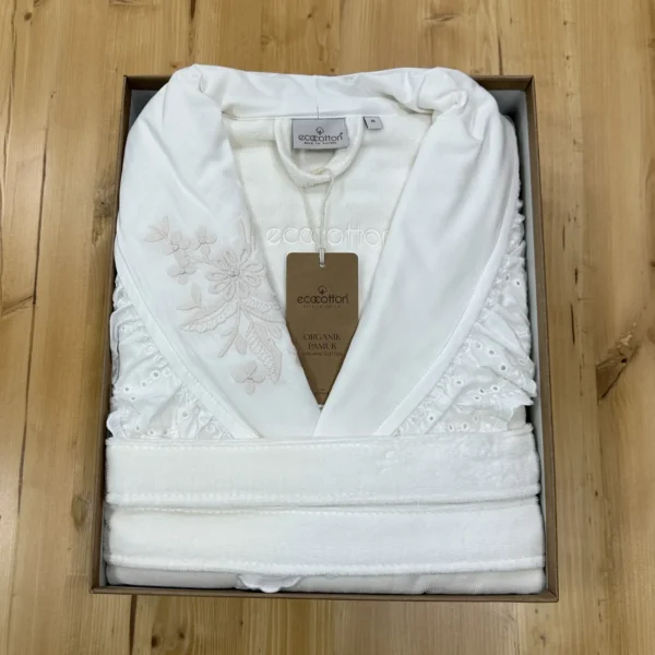 حوله تن پوش زنانه برند ecocotton مدل Elsa Cream