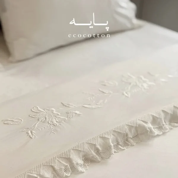 سرویس ملحفه Paye دونفره کینگ سایز برند ecocotton