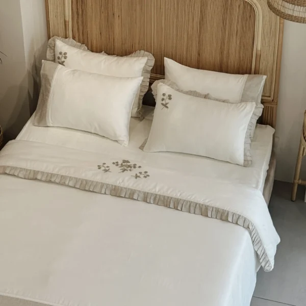 سرویس ملحفه Ayliz دونفره کینگ سایز برند ecocotton - Image 1
