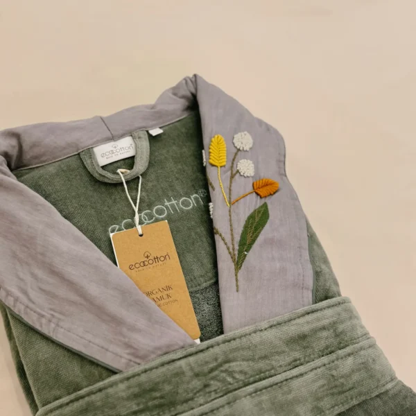 ست حوله تن پوش 4 تکه زنانه برند ecocotton مدل Farah - Image 2
