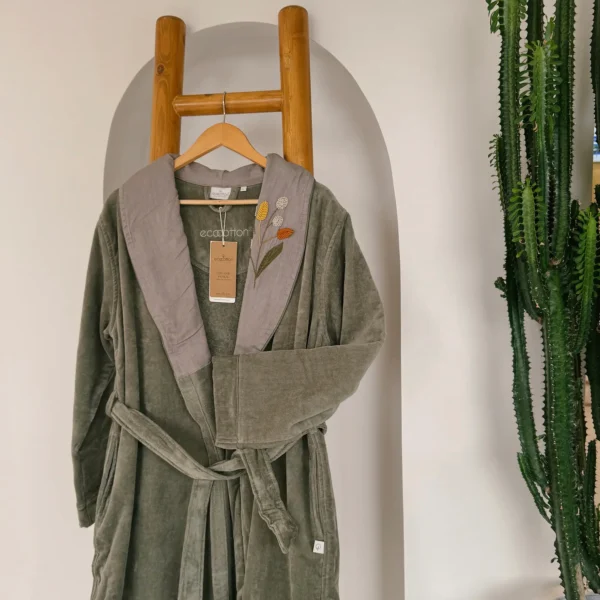 ست حوله تن پوش 4 تکه زنانه برند ecocotton مدل Farah - Image 3