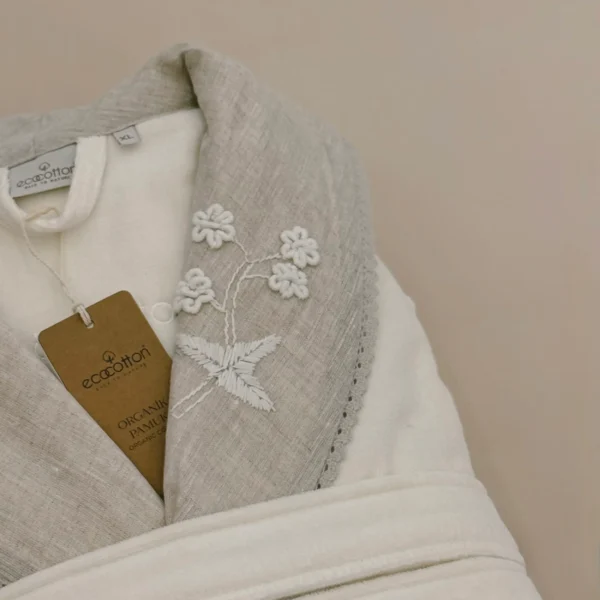 ست حوله تن پوش 4 تکه زنانه برند ecocotton مدل Ayliz