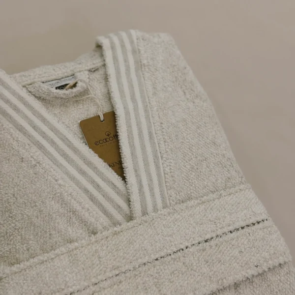 ست حوله تن پوش 4 تکه مردانه برند ecocotton مدل Raisa
