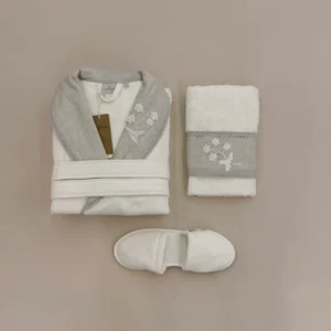 ست حوله تن پوش 4 تکه زنانه برند ecocotton مدل Ayliz