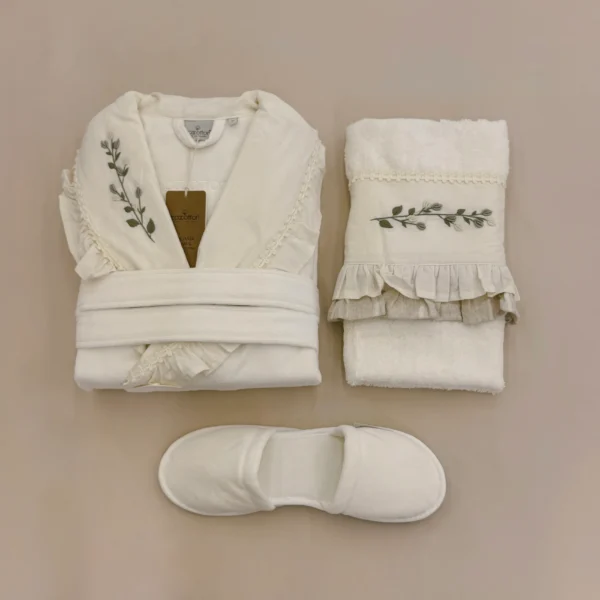 ست حوله تن پوش 4 تکه زنانه برند ecocotton مدل Leyna